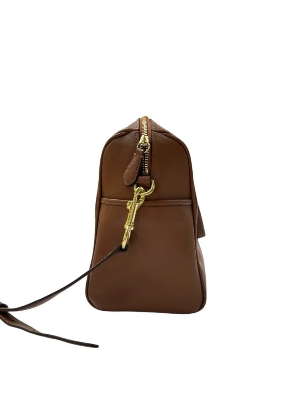 Coach Peyton Leather Nancy Satchel Convertible Crossbody British Tan
